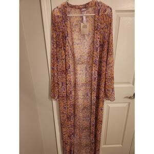 Savage Fenty Elegant Purple and Orange Women's Robe